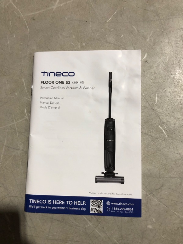 Photo 5 of ***USED - DIRTY - POWERS ON - UNABLE TO TEST FURTHER***
Tineco Floor ONE S3 Breeze Cordless Hardwood Floors Cleaner, Lightweight