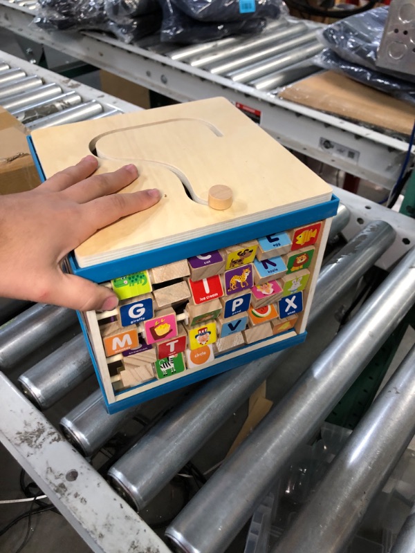 Photo 1 of B. Zany Zoo Wooden Activity Cube for Children Ages 1 to 3