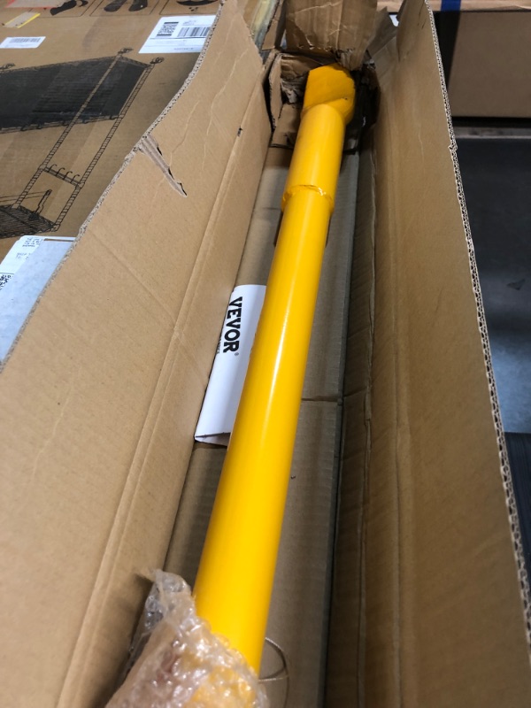 Photo 2 of ***USED*** VEVOR Tire Slide Hammer Cast-Steel Bead Breaker Slide Hammer 1.5-Inch Diameter Tire Bead Breaker Slide Hammer 50-Inch Length Tire Breaker Bar Yellow, Heavy Duty Bead Breaker, for Car Truck Trailer