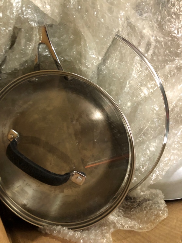 Photo 5 of ***USED**KitchenAid Stainless Steel Cookware / Pots and Pans Set, 10 Piece, Brushed Stainless Steel Cookware Set (10 Piece)