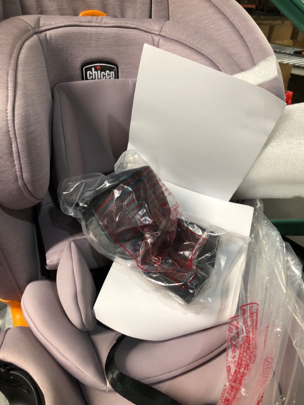 Photo 2 of Chicco OneFit™ ClearTex® Slim All-in-One Car Seat, Rear-Facing Seat for Infants 5-40 lbs., Forward-Facing Car Seat 25-65 lbs., Booster 40-100 lbs., Convertible Car Seat | Lilac/Purple