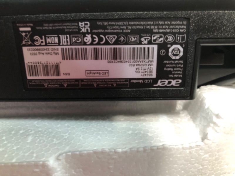 Photo 1 of Acer SB242Y EBI 23.8" Full HD