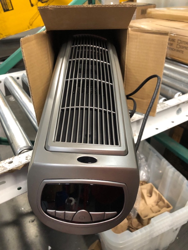 Photo 5 of Lasko 1500W Digital Ceramic Space Heater with Remote, 755320, Silver