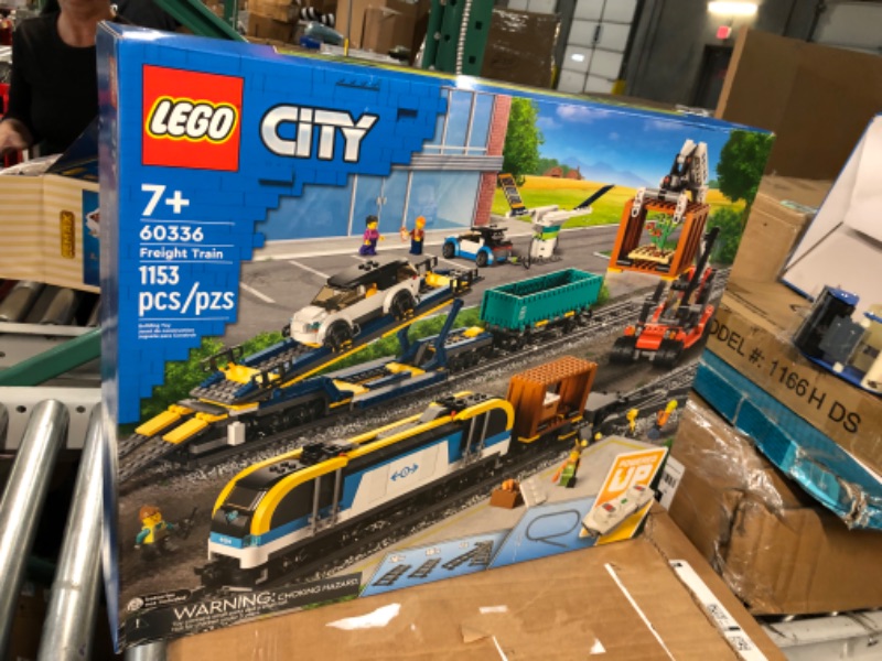 Photo 2 of LEGO City Freight Train 60336 Building Toy Set with Powered Up Technology for Boys, Girls, and Kids Ages 7+ (1,153 Pieces) FrustrationFree Packaging