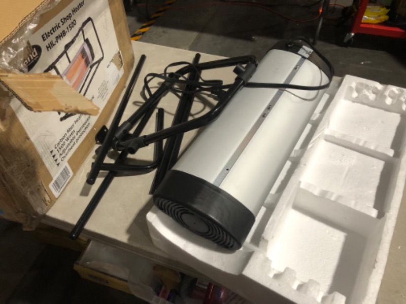 Photo 3 of ***USED - POSSIBLY MISSING PARTS - UNABLE TO TEST***
Hiland HIL-PHB-1500 Electric Heater with Ground Cage, 1500 Watts, Black, SMALL