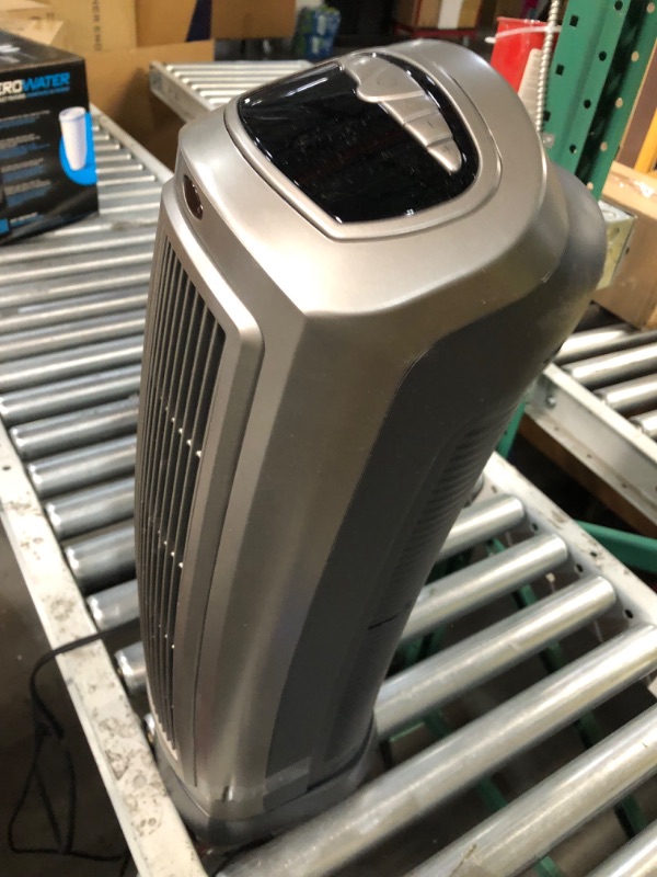 Photo 5 of Lasko 1500W Digital Ceramic Space Heater with Remote, 755320, Silver