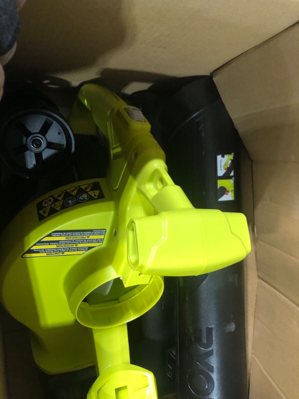 Photo 3 of (PARTS ONLY)RYOBI 40-Volt Lithium-Ion Cordless Battery Leaf Vacuum/Mulcher (Tool Only)