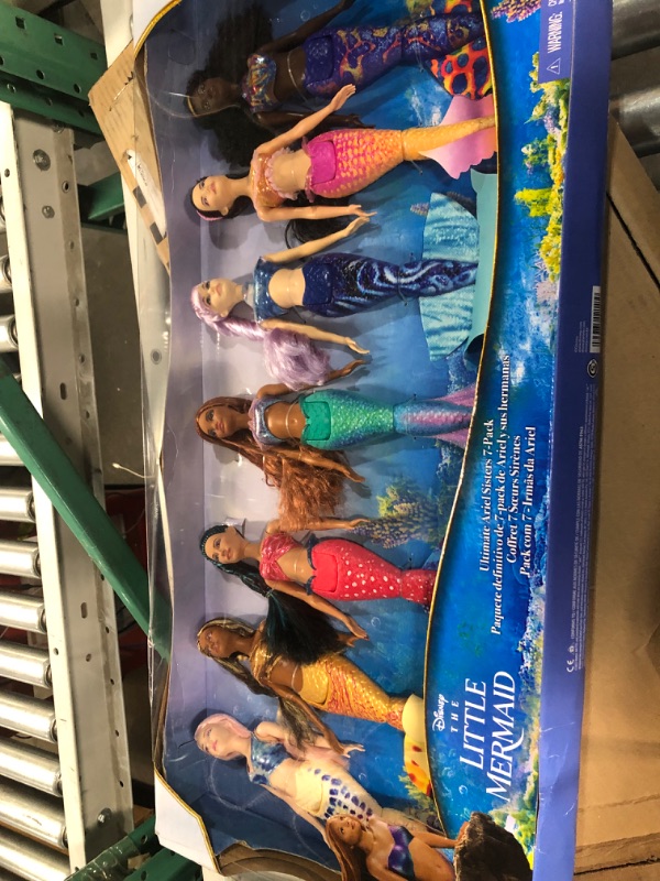 Photo 3 of Disney The Little Mermaid Ultimate Ariel Sisters 7-Pack Set, Collection of 7 Fashion Mermaid Dolls, Toys Inspired by the Movie