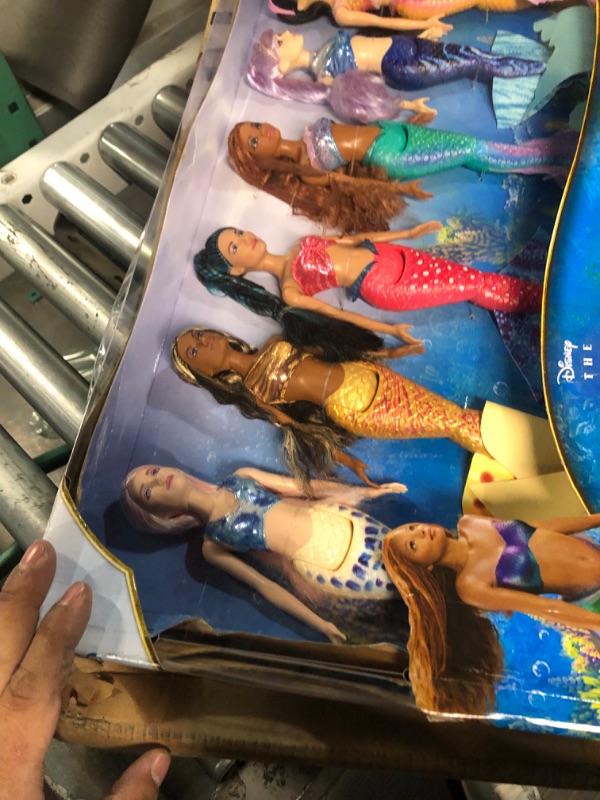 Photo 2 of Disney The Little Mermaid Ultimate Ariel Sisters 7-Pack Set, Collection of 7 Fashion Mermaid Dolls, Toys Inspired by the Movie