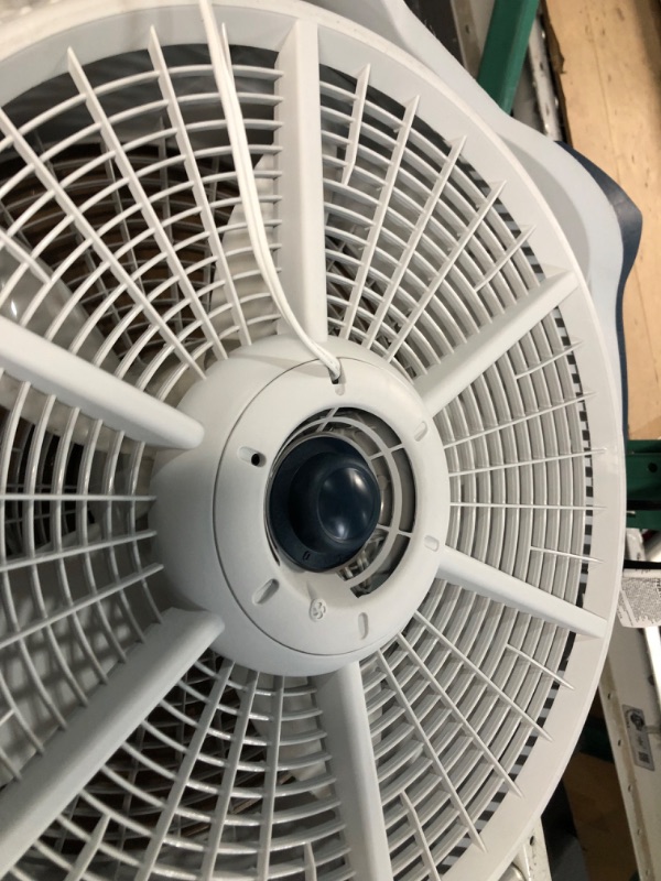 Photo 5 of ***PARTS ONLY***
Lasko Wind Machine Air Circulator Floor Fan, 3 Speeds, Pivoting Head for Large Spaces, 20", 3300, White