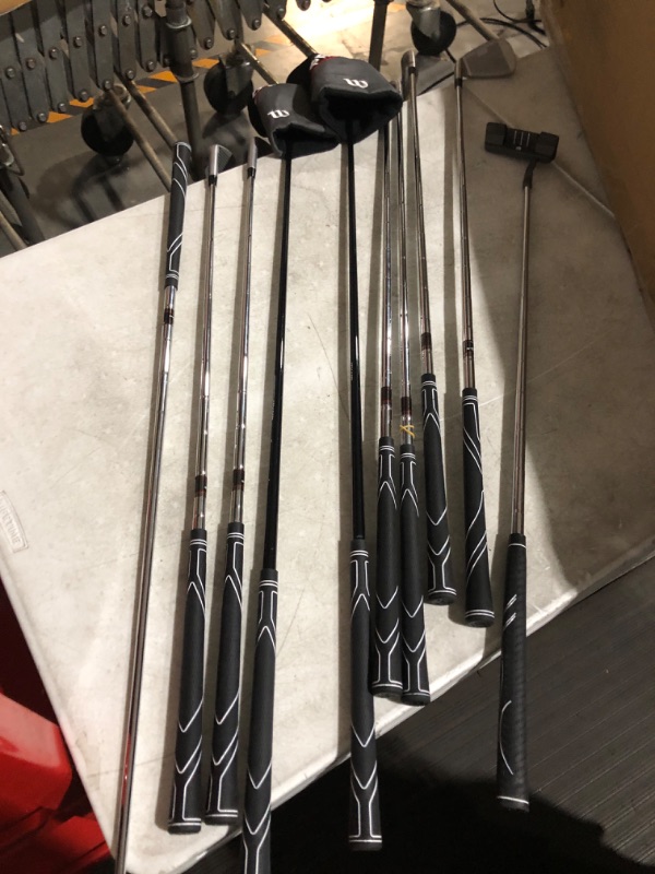 Photo 5 of **BROKEN CLUB**
WILSON Men's Profile Platinum Complete Golf Club Package Set - Right Handeded, Stand Bag Tall