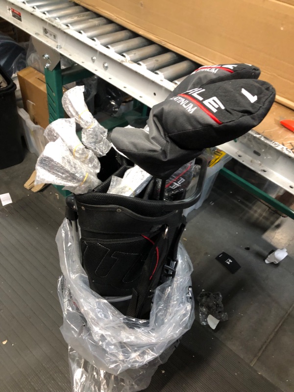 Photo 4 of **BROKEN CLUB**
WILSON Men's Profile Platinum Complete Golf Club Package Set - Right Handeded, Stand Bag Tall