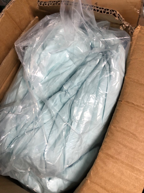 Photo 1 of downluxe Queen Comforter Set - Turquoise and Grey Queen Comforter, Soft Bedding Comforter Sets for All Seasons, Queen Bed Comforter Set - 3 Pieces - 1 Comforter (88"x92") and 2 Pillow Shams(20"x26") Light Blue/Gray Queen