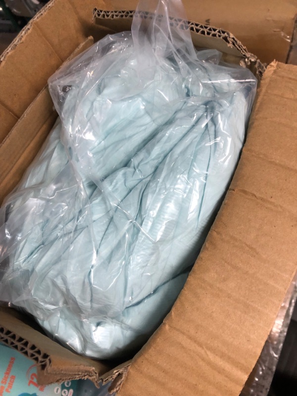 Photo 1 of downluxe Queen Comforter Set - Turquoise and Grey Queen Comforter, Soft Bedding Comforter Sets for All Seasons, Queen Bed Comforter Set - 3 Pieces - 1 Comforter (88"x92") and 2 Pillow Shams(20"x26") Light Blue/Gray Queen