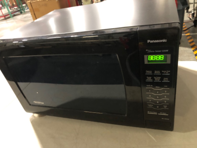 Photo 2 of Panasonic 2.2 Cu. Ft. Countertop Microwave Oven with Inverter Technology, Black