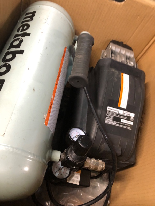 Photo 2 of (PARTS ONLY)Metabo HPT Air Compressor with Air Hose w/ 100-FT AIR HOSE