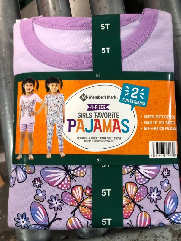 Photo 2 of New Members Mark Girls Favorite Pajamas 4 Piece Set 