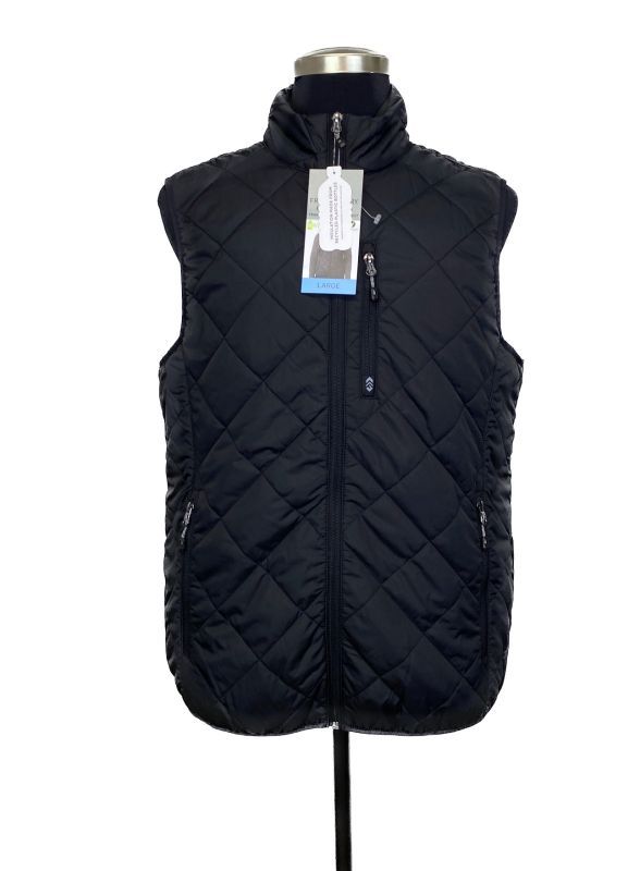 Photo 1 of FREE COUNTRY Men's Sz XXL LIGHTWEIGHT Trail Creek Puffer Vest NWT Jet Black
