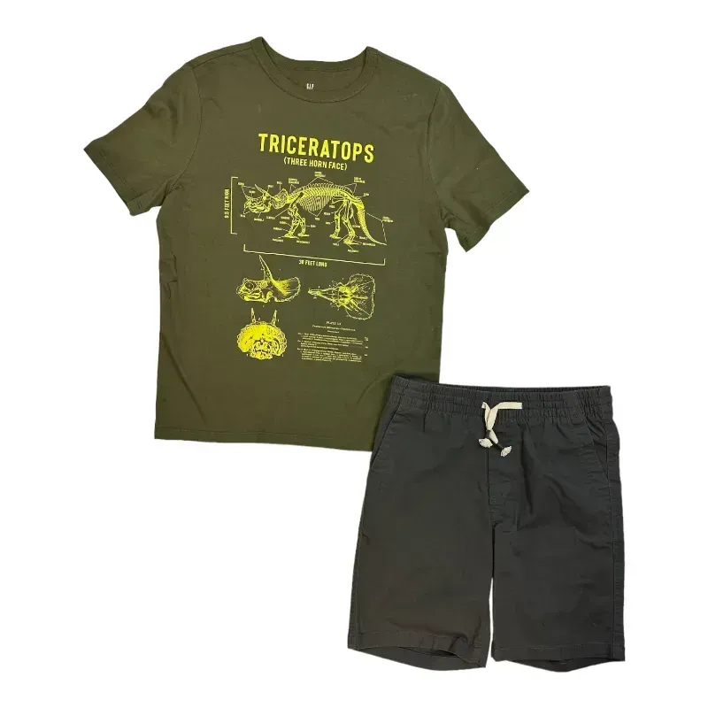 Photo 1 of GAP Boy's 2-Piece Short Sleeve T-Shirt & Shorts Outfit Set 10/12