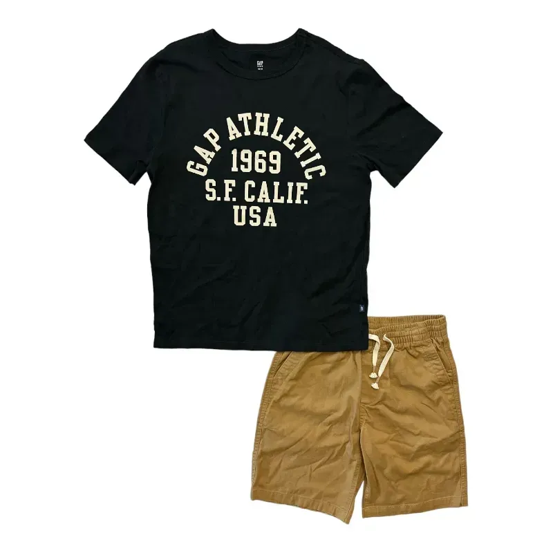 Photo 1 of GAP Boy's 2-Piece Short Sleeve T-Shirt & Shorts Outfit Set Size 6/7