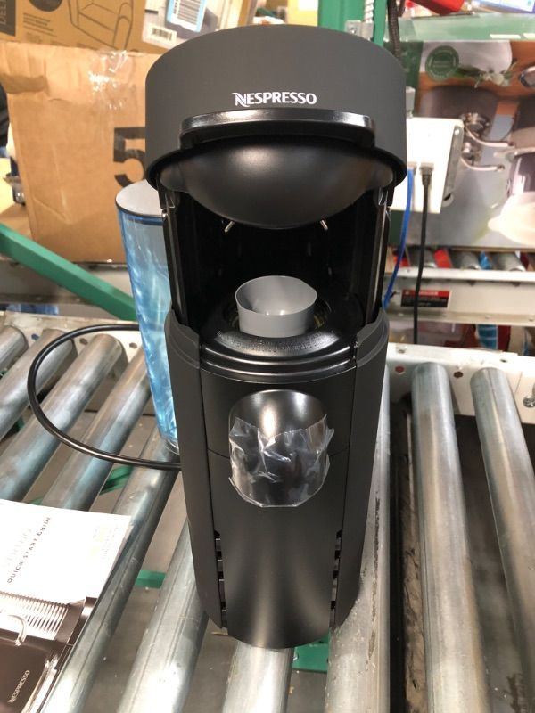 Photo 1 of ***USED - POWERS ON - UNABLE TO TEST FURTHER***
De'Longhi Nespresso VertuoPlus Coffee and Espresso Machine by De'Longhi, 38 ounces, Matte Black