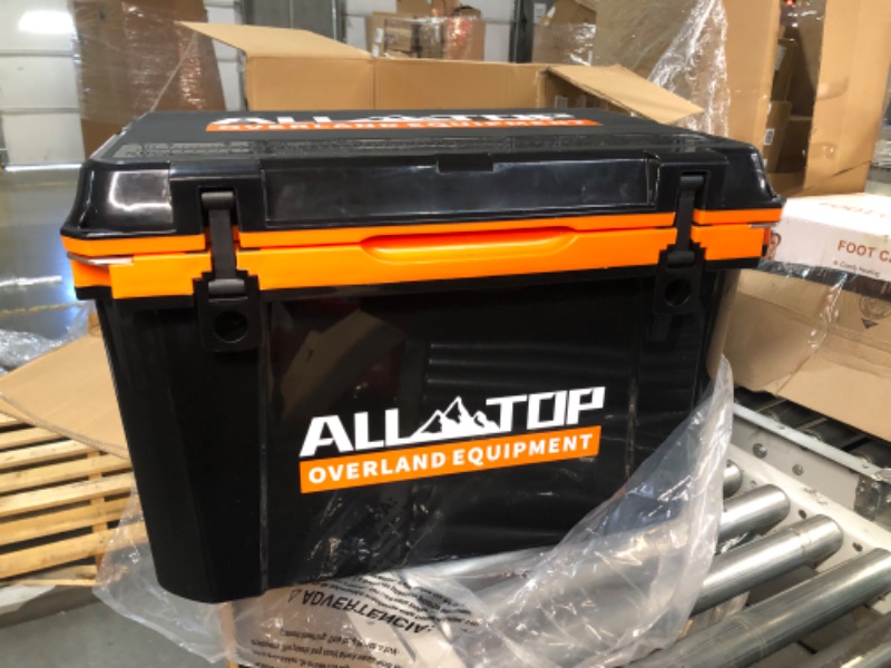 Photo 4 of ALL-TOP Portable Hard Cooler with Refreezable Ice Packs & Chopping Board - 55 Quart