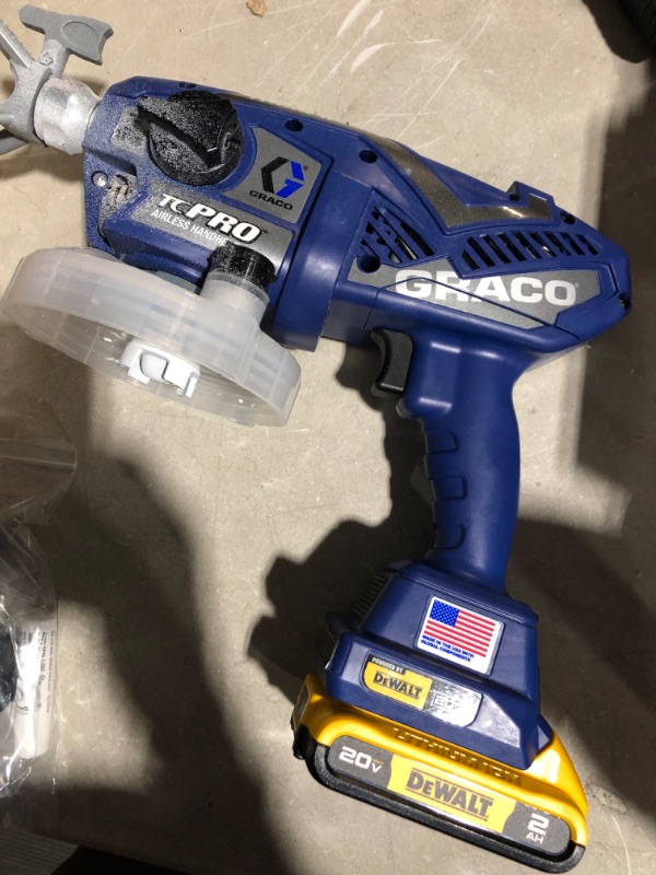 Photo 2 of * used item * sold for parts/repair * 
Graco Handheld TC Pro Cordless Airless Paint Sprayer