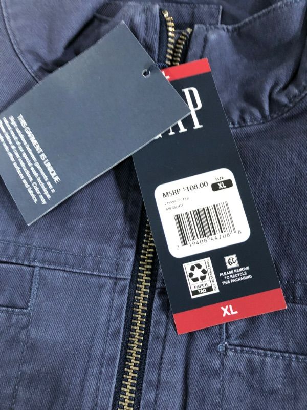 Photo 2 of GAP WOMEN'S UTILITY FIELD JACKET BLUE XL