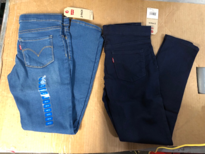 Photo 3 of Levi's Girls' 2 Pack Pull On Jean 10/12