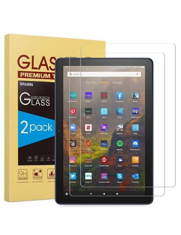 Photo 1 of 2 Pack Screen Protector for All-new Fire HD 10 Tablet (13th Generation, 2023