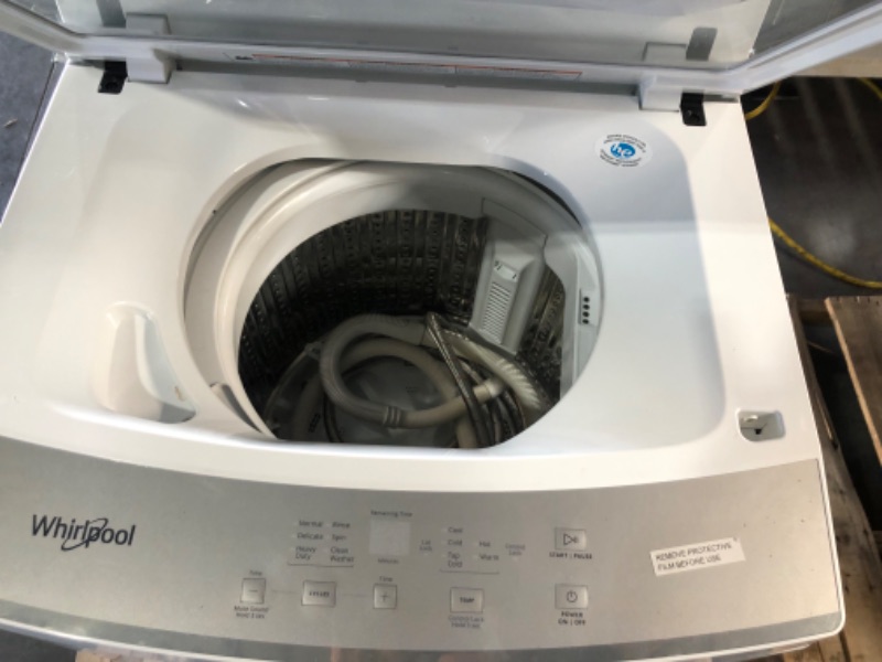 Photo 2 of Whirlpool Electric Stacked Laundry Center with 1.6-cu ft Washer and 3.4-cu ft Dryer