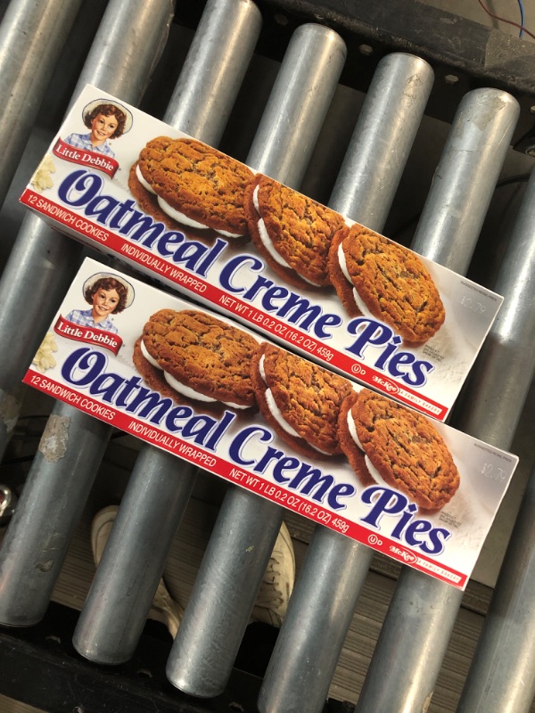 Photo 2 of (2 BOXES OF) Little Debbie Oatmeal Creme Pies 12 Count Box (2 Boxes) 16.2 OZ
