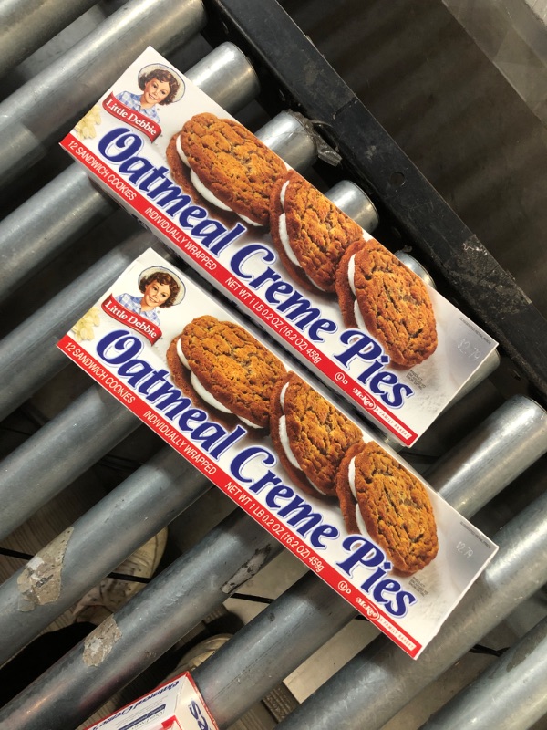 Photo 2 of (2 BOXES) Little Debbie Oatmeal Creme Pies 12 Count Box (2 Boxes) 16.2 OZ
