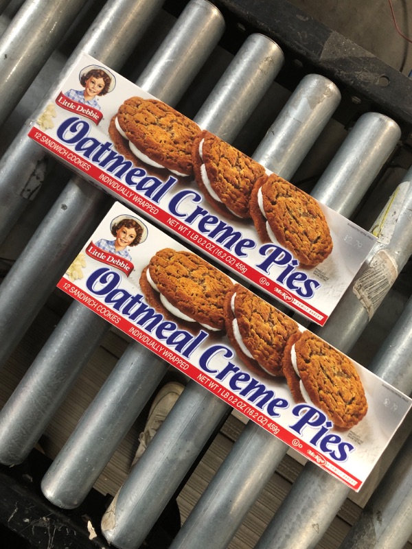 Photo 2 of (2 BOXES OF) Little Debbie Oatmeal Creme Pies 12 Count Box (2 Boxes) 16.2 OZ
