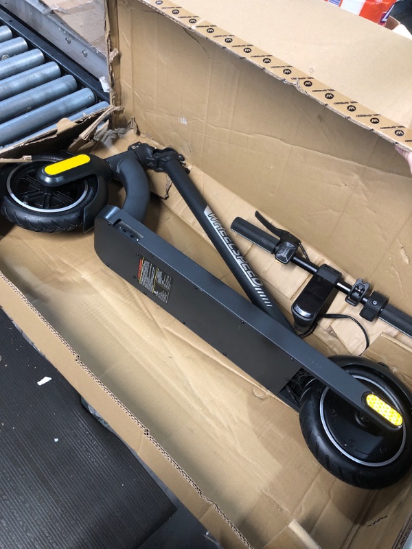 Photo 2 of (READ NOTES) Wheelspeed Electric Scooter Primer, 12-14 Miles Long Range & 15 MPH Lightweight Commuting Electric Scooter, 350W Motor & 8.5" Pneumatic Tires Portable E-Scooter for Adults with Anti-Theft E-Lock Silver