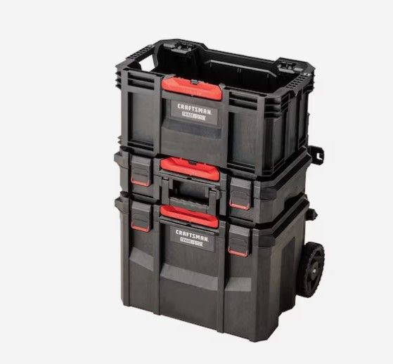 Photo 1 of (READ NOTES) CRAFTSMAN TRADESTACK System 22.6-in Multiple Colors/Finishes Structural Foam Wheels Lockable Tool Box
