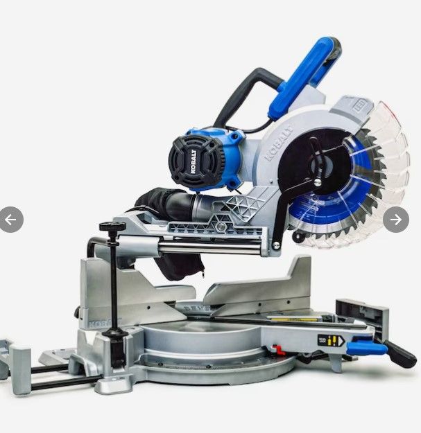 Photo 1 of (READ NOTES) Kobalt 10-in 15-Amp Dual Bevel Sliding Compound Corded Miter Saw
