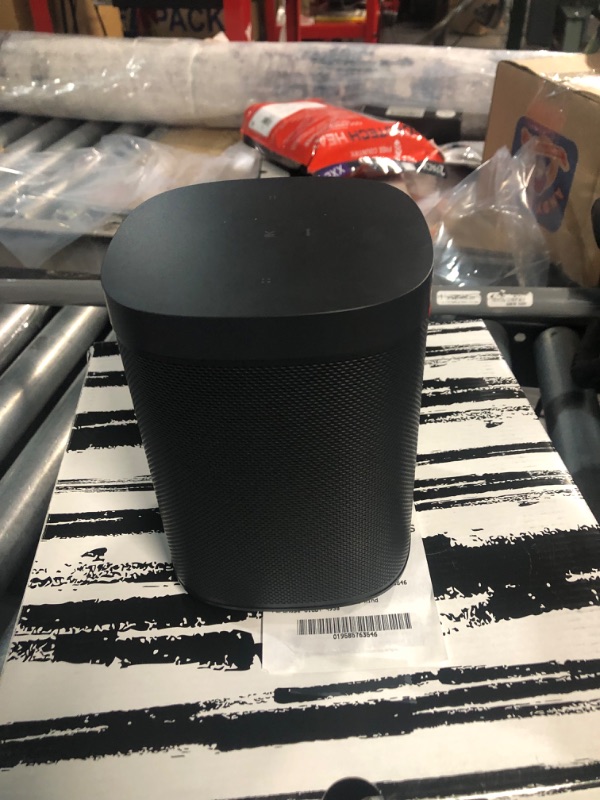 Photo 3 of Sonos One SL Wi-Fi Speaker, Shadow Edition, 2-pack