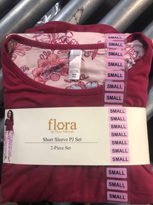 Photo 1 of flora short sleeve pj set 