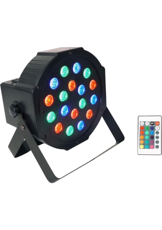 Photo 1 of Rockville Battery PAR 50 Rechargeable LED DMX DJ Club Wash Up-Light w/Remote, Black