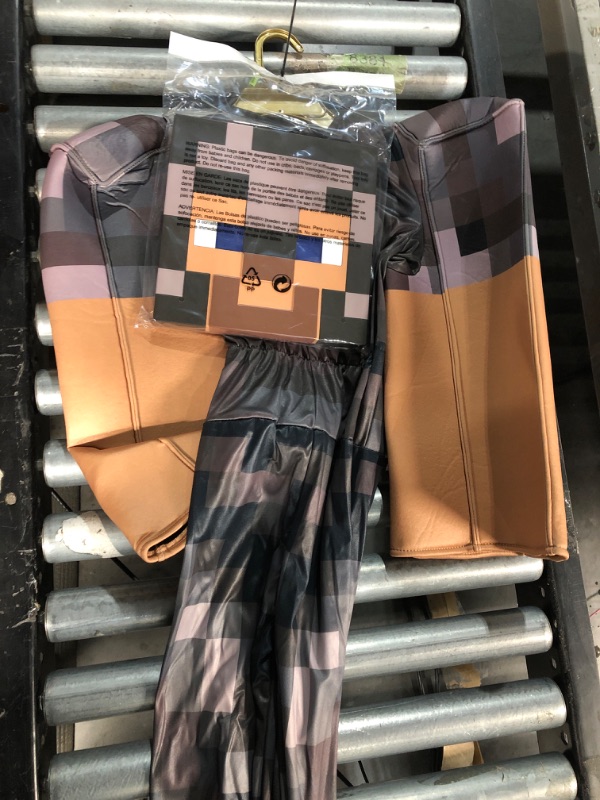 Photo 2 of Disguise Boys Minecraft Steve In Netherite Armor Deluxe Costume Size M 8-10
