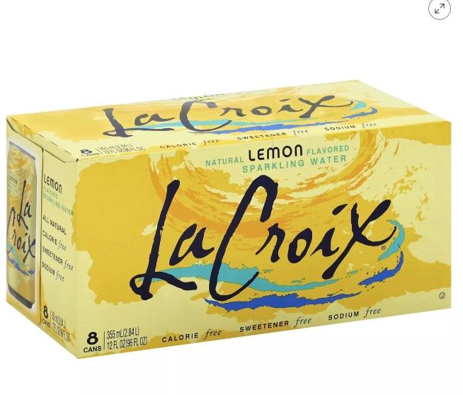 Photo 1 of (2) LaCroix Sparkling Water Lemon - 8pk/12 fl oz Cans
