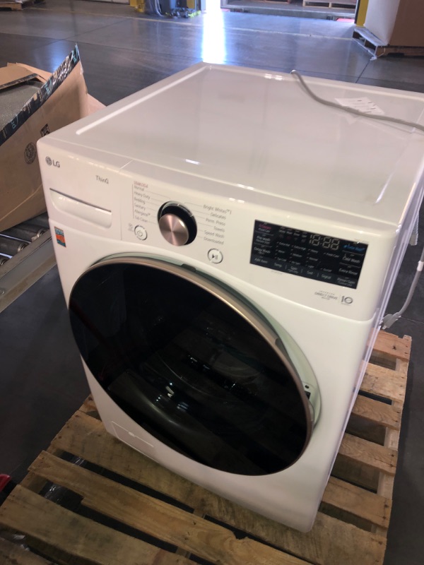 Photo 3 of (PARTS ONLY) 4.5 Cu. Ft. Stackable SMART Front Load Washer in White with Steam and TurboWash360 Technology
