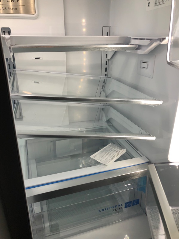Photo 9 of (READ NOTES) 22.6 cu. ft. French Door Refrigerator in Stainless Steel, Counter-Depth
