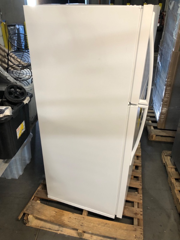 Photo 8 of (READ NOTES) 14.3 cu. ft. Top Freezer Refrigerator in White
