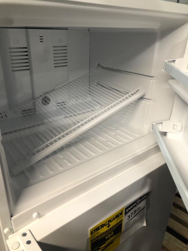 Photo 5 of (READ NOTES) 14.3 cu. ft. Top Freezer Refrigerator in White
