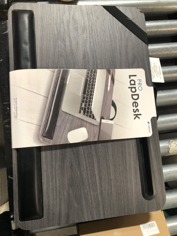 Photo 3 of Modern Media Pro Lapdesk 19.5" Lap Desk Grey 100% Polyester