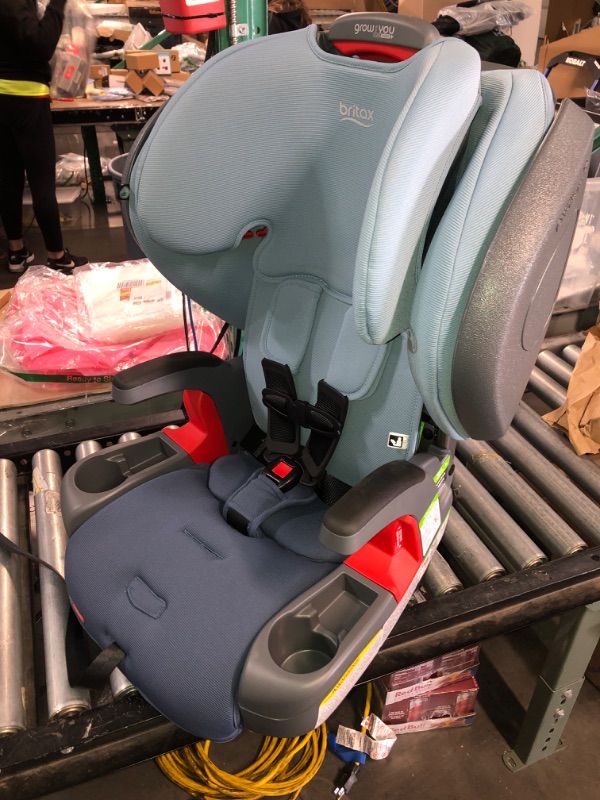 Photo 3 of Britax Grow with You ClickTight+ Harness-to-Booster, Blue Ombre SafeWash ClickTight Plus Blue Ombre