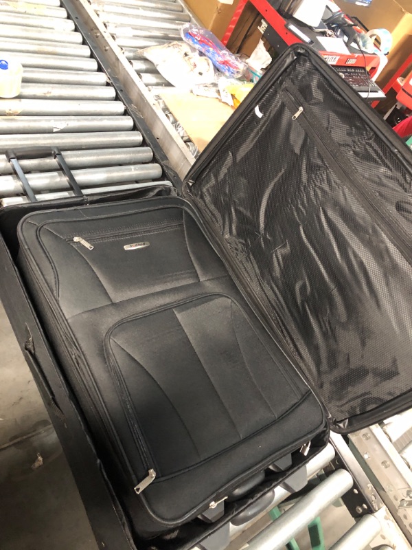 Photo 3 of (READ NOES) Rockland 28" Large Luggage Rolling Wheels Suitcase Black Check In