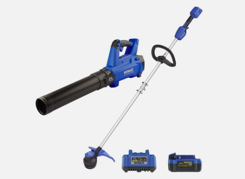 Photo 1 of (READ NOTES) Kobalt 2-Piece 24-Volt Max Cordless Power Equipment Combo Kit
